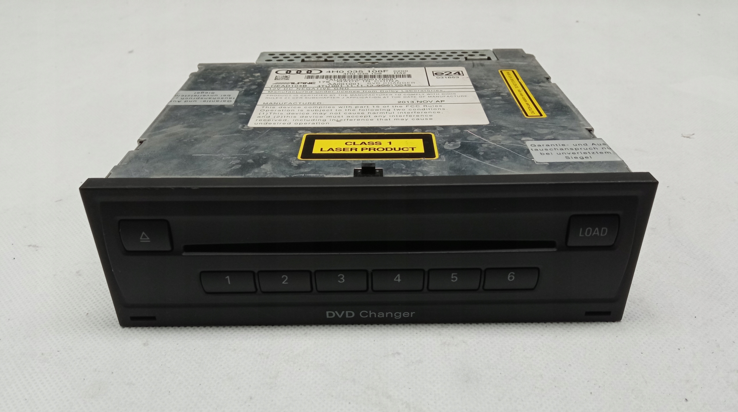 Audi A8 D4 Zmieniarka DVD Changer 4H0035108F 2010/2015 MODUŁ MEDIA