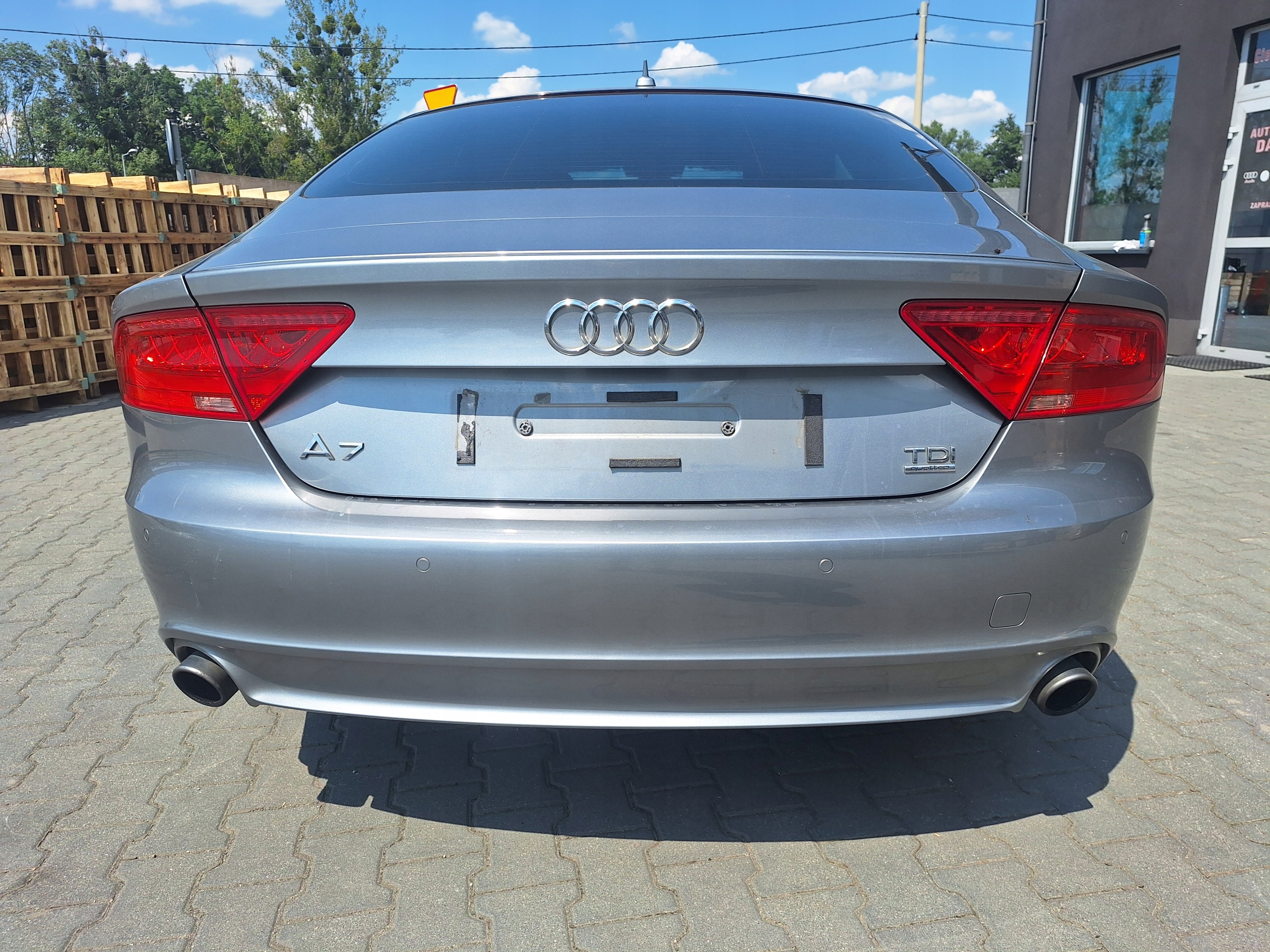 Audi A7 Sportback 3.0 TDI V6 Bagażnika Klapa Bagażnika Kompletna