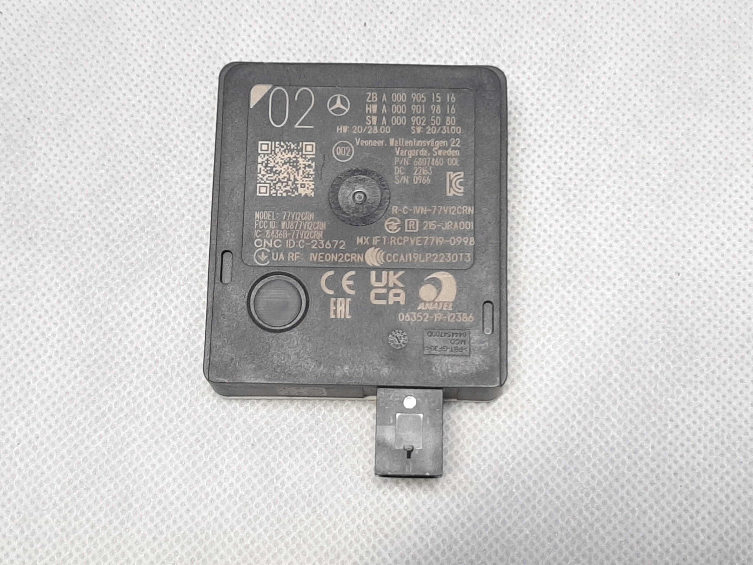 Mercedes Radar Distronic czujnik moduł Sensor A0009051516 A0009019816