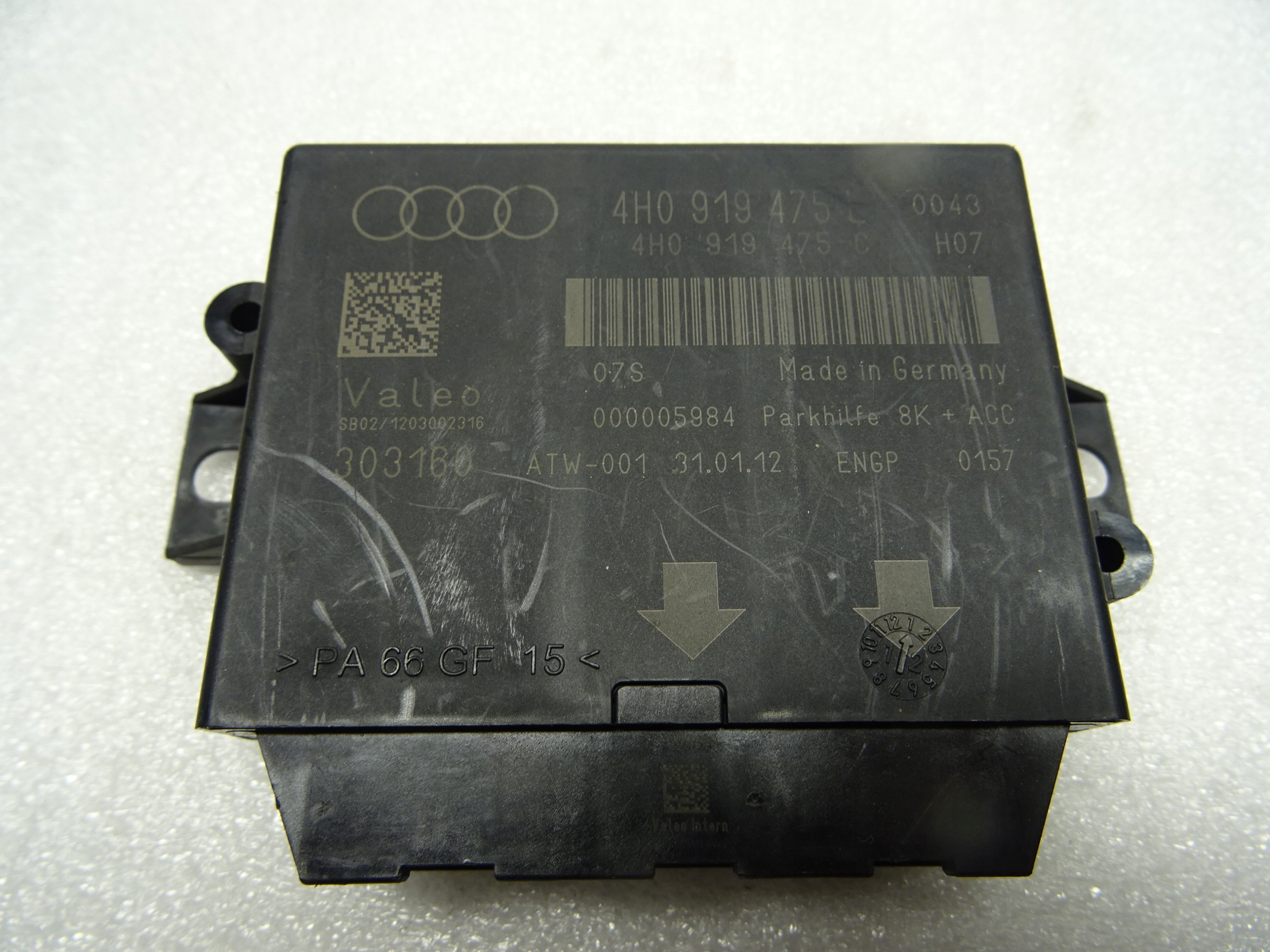 AUDI MODUŁ STEROWNIK PDC 4H0919475L