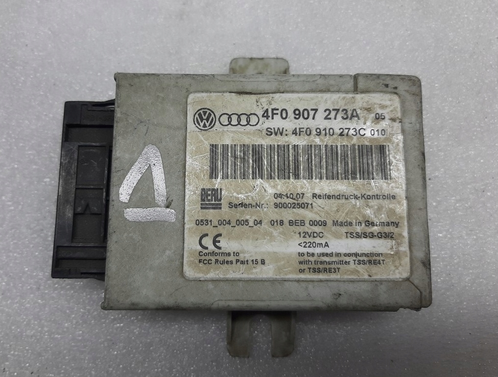 Audi A6 A8 Q7 Sterownik ciśnienia opon 4F0907273A