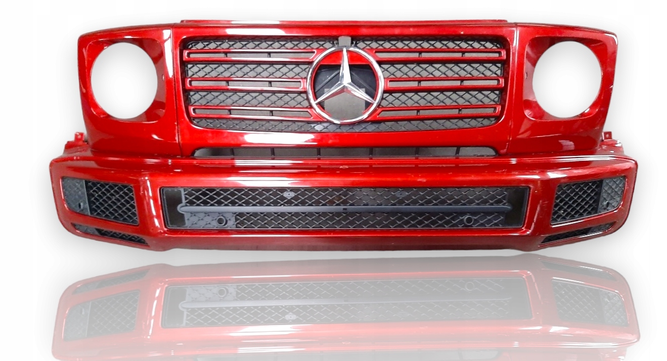 MERCEDES G-CLASS W463 ZDERZAK PRZÓD JUPITER RED