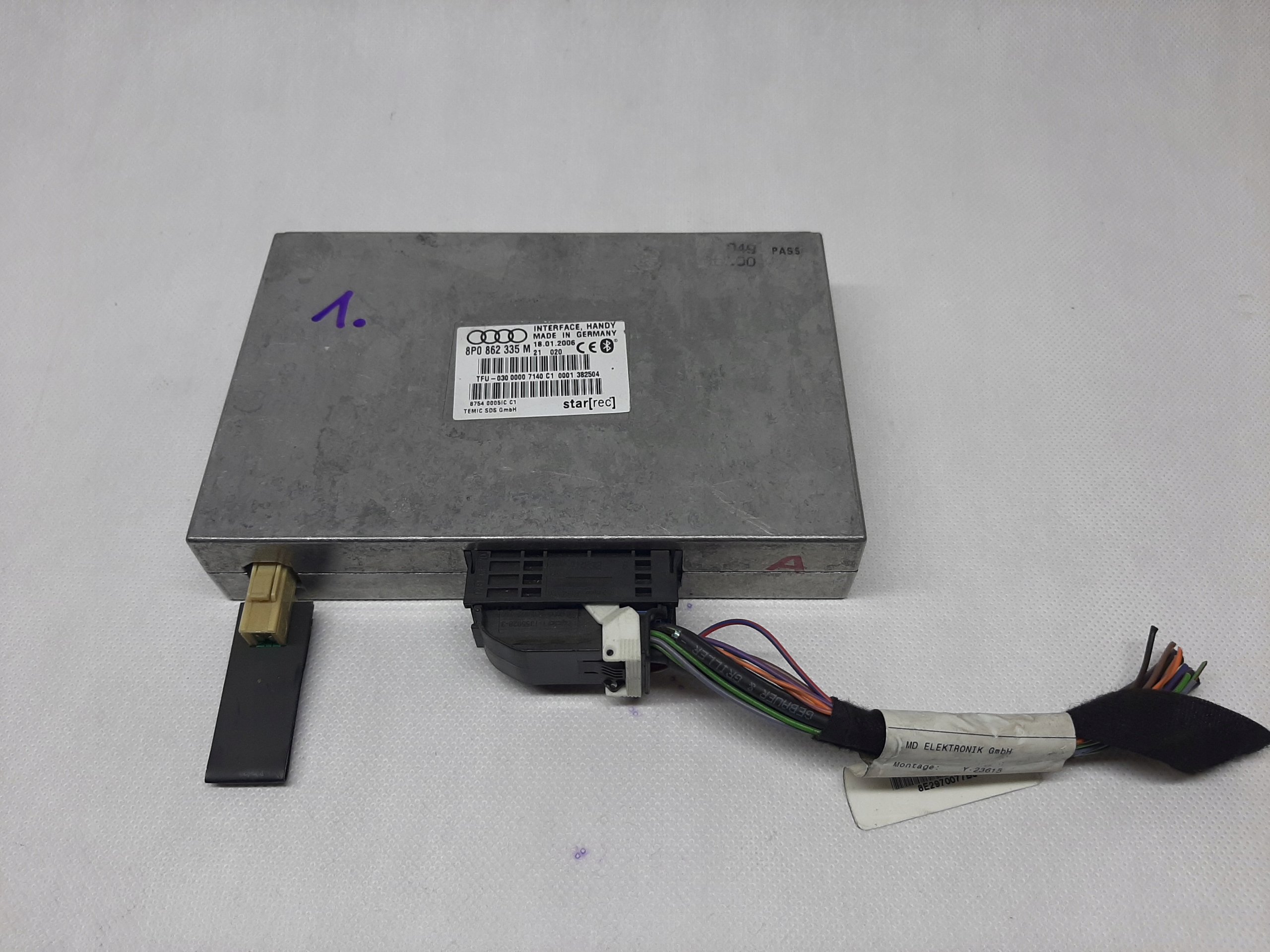 Audi A3 A4 B7 Sterownik Moduł Bluetooth 8P0862335M