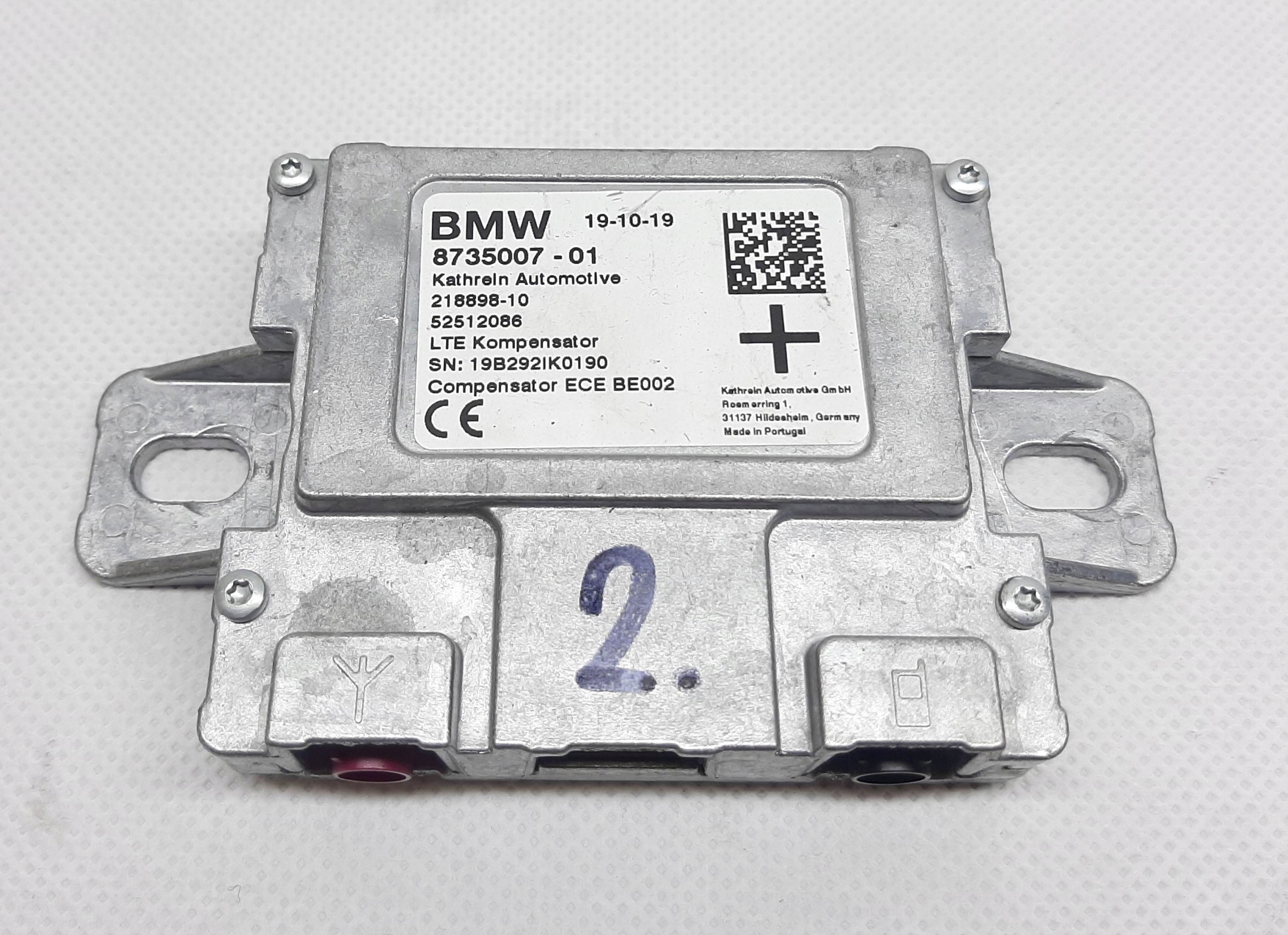 BMW modele F G Moduł Kompensator LTE 8735007