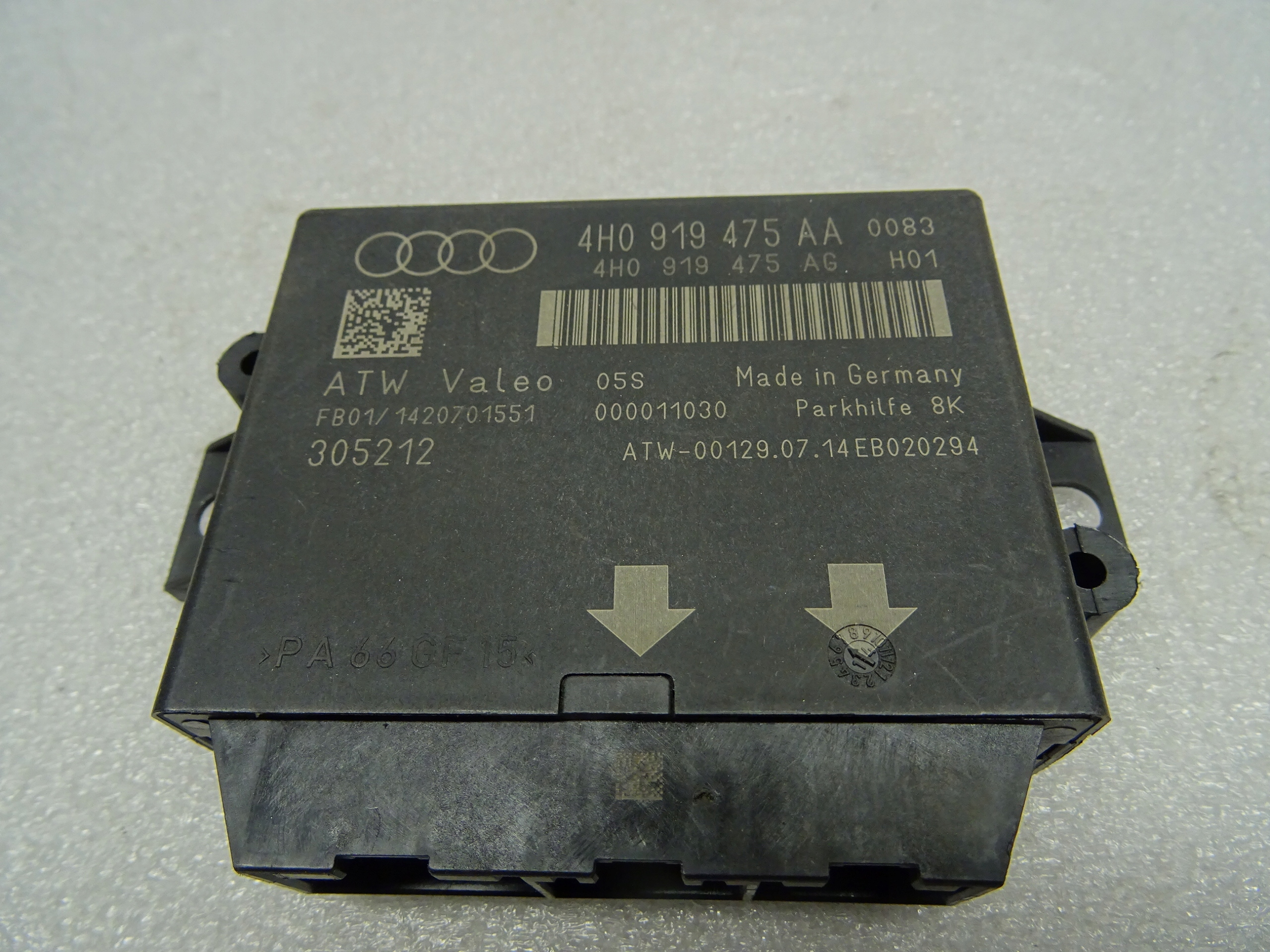 AUDI MODUŁ STEROWNIK PDC 4H0919475AA